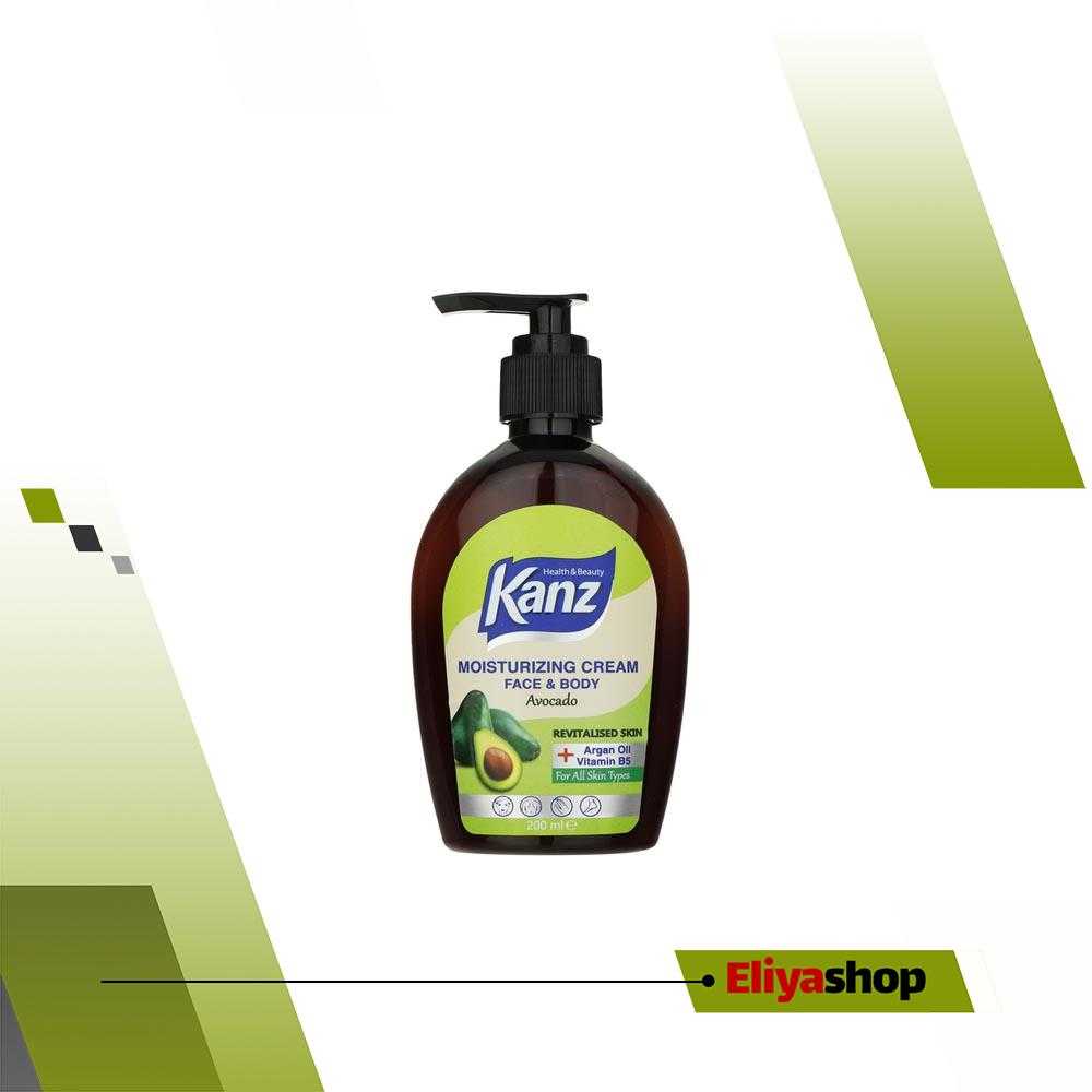 کرم مرطوب کننده کنز مدل avocadoحجم 200 میلی لیتر